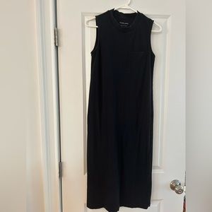 Everlane pocket tank dress, black, size small
